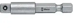 WERA Steckschl&uuml;ssel-Adapter 1/4" f&uuml;r Eins&auml;tze 3/8" 50mm