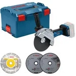 Bosch Akku-Winkelschleifer BITURBO GWS 18V-180 P, L-BOXX Akku enthalten: