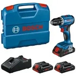 Bosch Professional Set: Akku-Bohrschrauber GSR 18V-45, 3 x ProCORE18V 4.0Ah, L-Case