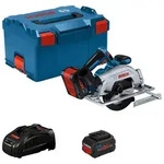 Bosch Akku-Kreiss&auml;ge GKS 18V-57-2, 2 x Akku ProCORE18V 5.5 Ah, Ladeger&auml;t, L-BOXX