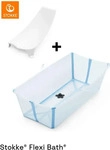 Stokke 639613, STOKKE Flexi Bath Babywanne Set X-Large Ocean Blue Ocean blau,...