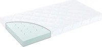 Tr&auml;umeland T014302, Tr&auml;umeland Gitterbettmatratze Regenbogen basic 70x140 cm,