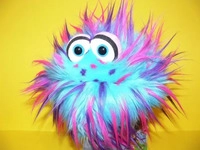 Living Puppets W882, Living Puppets Handspielpuppe Plops (blau/rosa/lila), Spielzeuge