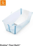 Stokke 531513, STOKKE Flexi Bath Babywanne Set Ocean Blue Ocean blau, Baby &