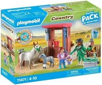 Playmobil 71471, Playmobil 71471 - Starter Pack Tierarzteinsatz bei den Eseln -
