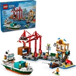 LEGO 60422, LEGO City 60422 - Hafen mit Frachtschiff