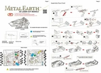 Metal Earth MMS268, Metal Earth - Star Wars - Snowspeeder First Order