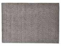 Sansibar Handwebteppich List UNI grey 70 x 140 cm