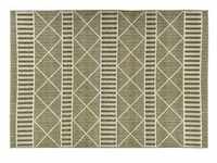 Tom Tailor In- & Outdoorteppich Funky Geometric green 80 x 165 cm