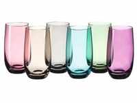 Leonardo Trinkglas SORA 6 Stück sortiert 390 ml farbig