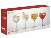 Spiegelau Gift Set Gin & Tonic Glass 4er Set