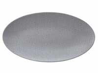 Seltmann Weiden Servierplatte oval 33x18 cm Life Fashion elegant grey