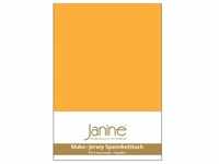 Janine Spannbetttuch MAKO-FEINJERSEY Mako-Feinjersey sonnengelb 5007-63 100x200