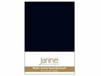 Janine Spannbetttuch MAKO-FEINJERSEY Mako-Feinjersey schwarz 5007-98 100x200