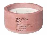 blomus Duftkerze -FRAGA- Farbe: Withered Rose - Duft: Sea Salt & Sage Ø 13 cm