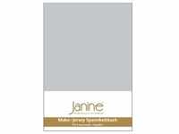 Janine Spannbetttuch MAKO-FEINJERSEY Mako-Feinjersey silber 5007-18 100x200