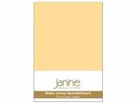 Janine Spannbetttuch MAKO-FEINJERSEY Mako-Feinjersey vanille 5007-23 100x200