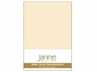 Janine Spannbetttuch MAKO-FEINJERSEY Mako-Feinjersey leinen 5007-27 100x200