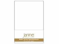 Janine Spannbetttuch MAKO-FEINJERSEY Mako-Feinjersey weiß 5007-10 150x200