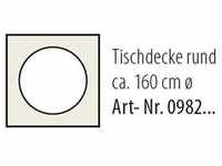 Best Tischdecke rund 160cm terracotta-marm.