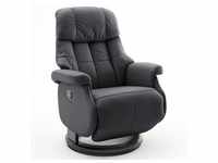 MCA furniture Calgary Comfort Relaxsessel mit Fußstütze, schwarz/schwarz