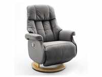 MCA furniture Calgary Comfort Relaxsessel mit Fußstütze, taupe/natur
