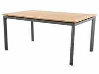 MWH Tisch Alutapo Holz 160x95 cm grau
