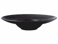 Maxwell & Williams CAVIAR BLACK Pastateller tief, 28 cm, Premium-Keramik