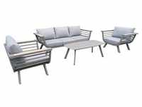 Garden Pleasure Lounge-Gruppe AROA, 4-tlg, 3-Sitzer Sofa