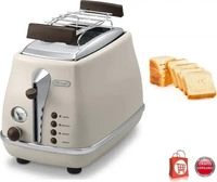 Delonghi 0176129045, Delonghi CTOV 2103.BG Vintage Icona Toaster