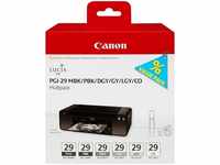Canon 4868B018, Canon Multipack PGI-29MBK/PBK/DGY/GY/LGY/CO monochrom