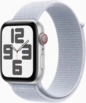 Apple MXGR3QF/A, Apple Watch SE 2024 GPS + Cellular 44mm Aluminium mit Sport...