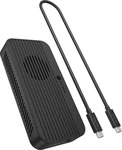 Icy Box 61206, Icy Box IB-1980M-80G M.2 NVMe SSD Enclosure Thunderbolt 5 USB4...