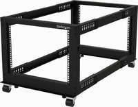StarTech.com 4POSTRACK8U, StarTech.com 8U Open Frame Rack 4 Post - 4POSTRACK8U