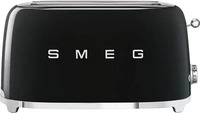 Smeg TSF02BLEU, Smeg TSF02 Langschlitz-Toaster schwarz