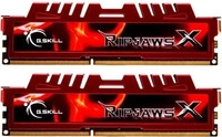 G.Skill F3-12800CL10D-16GBXL, G.Skill RipJawsX rot UDIMM 16GB Kit DDR3-1600