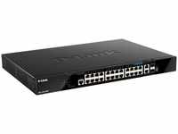 D-Link DGS-1520-28MP/E, D-Link DGS-1520 Rackmount Gigabit Smart Stack Switch 26x