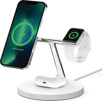 Belkin WIZ017VFWH, Belkin BoostCharge Pro Drahtloses 3-in-1-Ladeger&auml;t mit MagSafe