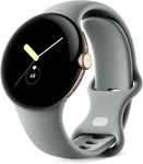 Google GA04120-DE, Google Pixel Watch LTE mit Sportarmband champagne-gold/hazel