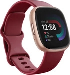 Fitbit Versa 4 Aktivit&auml;ts-Tracker himbeerrot/aluminium-kupferros&eacute;