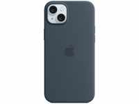 Apple MT123ZM/A, Apple Silikon Case iPhone 15 Plus mit MagSafe sturmblau