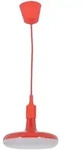 H&auml;ngelampe Pendelleuchte Wohnzimmerlampe rot K&uuml;chenlampe rund LED H 120 cm