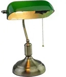 Bankerlampe mit Lampenschirm &ndash; Retro Tischlampe Schreibtischlampe