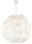 Design Pendel Leuchte Schlaf Zimmer Decken H&auml;nge Lampe Bl&uuml;ten Strahler wei&szlig; Globo