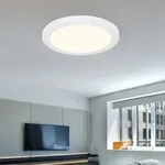 Deckenlampe LED Deckenlampe Tageslichtleuchte Wohnzimmerleuchte wei&szlig; D 29,8 cm