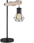 Tischleuchte Wohnzimmerlampe Leseleuchte Gitter Beistellleuchte Tischlampe