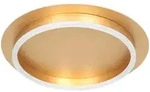 Deckenleuchte Deckenlampe LED Wohnzimmerlampe Leuchte Metall Gold D 32 cm