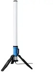 LED Lichts&auml;ule Strahlers&auml;ule Arbeitsstrahler Alu Gelb IP69K H 150 cm