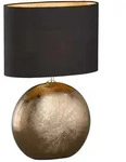 Tischleuchte Beistelllampe Nachttischlampe B&uuml;rolampe Bronze Keramik H 53 cm