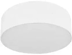Deckenleuchte wei&szlig; rund Deckenleuchte Stoff wei&szlig; Lampe Textil, Wohnzimmer, Metall
